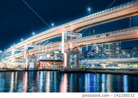 從神戶港到阪神高速公路 從神戶港到阪神高速公路 142288532
