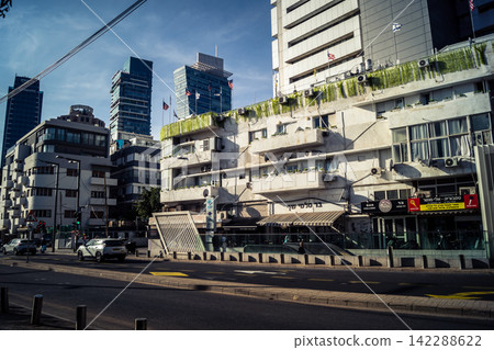 A street view of Tel Aviv A street view of Tel Aviv 142288622