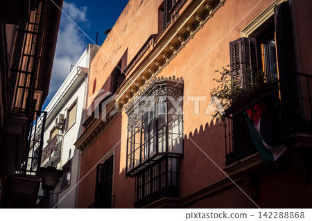 Santa Cruz: Seville's Vibrant Economic Heart 142288868
