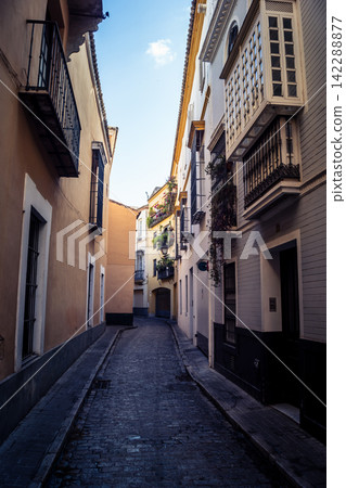 Santa Cruz: Seville's Vibrant Economic Heart 142288877