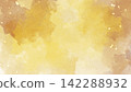 Golden watercolor background 142288932