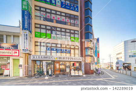 東武東上線鶴瀨站,站前商店街 東武東上線鶴瀨站,站前商店街 142289019