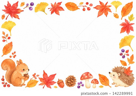 Autumn frame material Autumn frame material 142289991
