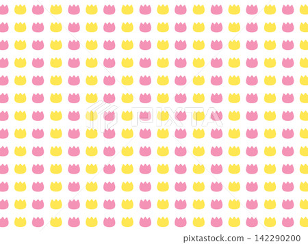 Yellow peach tulip background material Yellow peach tulip background material 142290200