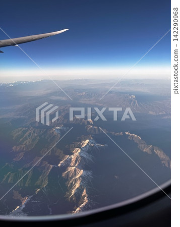 Sky seen from an airplane Sky seen from an airplane 142290968