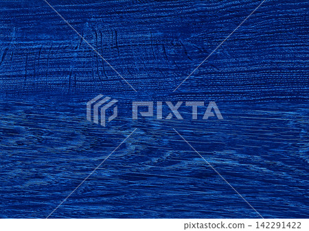 Blue abstract wooden surface pattern wood plank structure backdrop texture background flooring 142291422