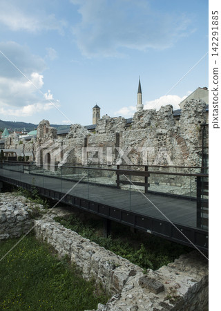 Taslihan archaeological site in Sarajevo Taslihan archaeological site in Sarajevo 142291885