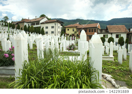 Kovaci Cemetery in Sarajevo, Bosnia Herzegovina Kovaci Cemetery in Sarajevo, Bosnia Herzegovina 142291889