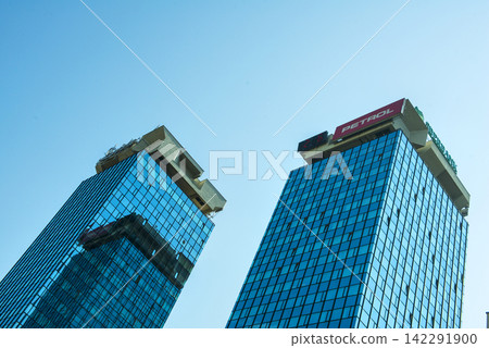 United Investment and Trading Company skyscrapers in Sarajevo, Bosnia and Herzegovina United Investment and Trading Company skyscrapers in Sarajevo, Bosnia and Herzegovina 142291900