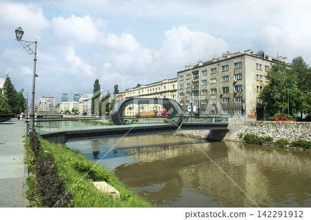 Festina Lente Bridge in Sarajevo, Bosnia and Herzegovina Festina Lente Bridge in Sarajevo, Bosnia and Herzegovina 142291912