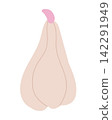 Minimal pumpkin design in soft pastel colors 142291949