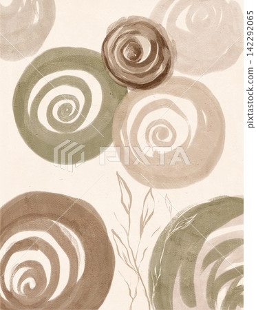 Abstract brush strokes background in earthy tones with visible canvas texture Abstract brush strokes background in earthy tones with visible canvas texture 142292065