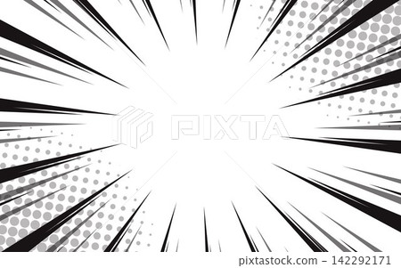 Comic manga radial lines with speed effect for comic books. Comic manga radial lines with speed effect for comic books. 142292171