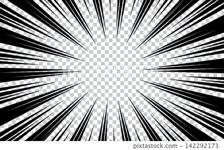 Comic manga radial lines with speed effect for comic books. Comic manga radial lines with speed effect for comic books. 142292173
