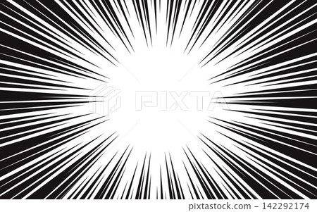 Comic manga radial lines with speed effect for comic books. Comic manga radial lines with speed effect for comic books. 142292174