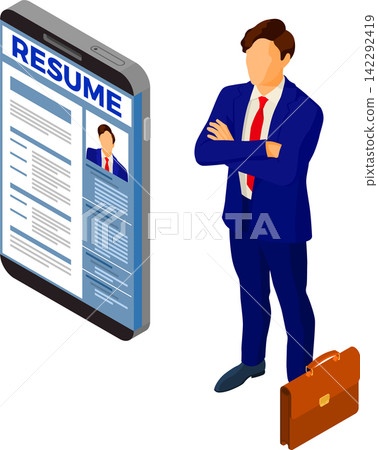 Isometric Employment and Hiring Concept Isometric Employment and Hiring Concept 142292419