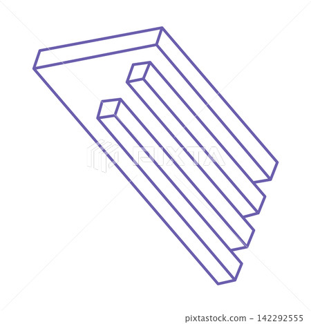 Illusion shapes. 3d geometry logo. Optical illusion figures. Sacred geometry. Illusion shapes. 3d geometry logo. Optical illusion figures. Sacred geometry. 142292555