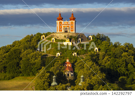 Calvary in Banska Stiavnica, UNESCO site, Slovakia Calvary in Banska Stiavnica, UNESCO site, Slovakia 142292797