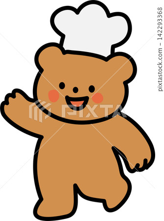 Waving Chef Bear Waving Chef Bear 142293368