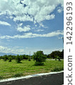 Summer blue sky and white clouds 142296193