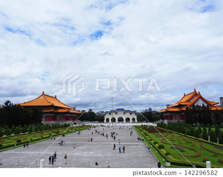 Chiang Kai-shek Memorial Hall, a historical building in Taipei. Chiang Kai-shek Memorial Hall, a historical building in Taipei. 142296582