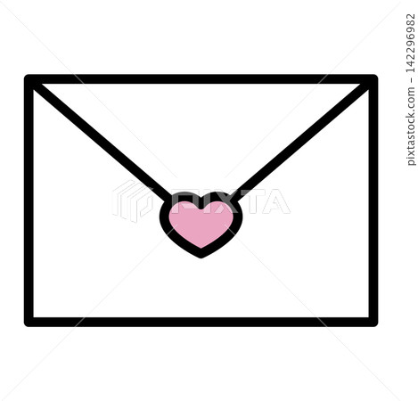 Love letter illustration 142296982