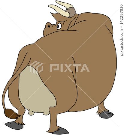 Hand-drawn animal illustration ☆ Fierce bull Hand-drawn animal illustration ☆ Fierce bull 142297030