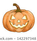 Halloween Jack O Lantern Illustration 142297348
