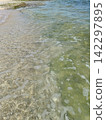 Yomitan, Okinawa Prefecture: Clear sea in July 142297895