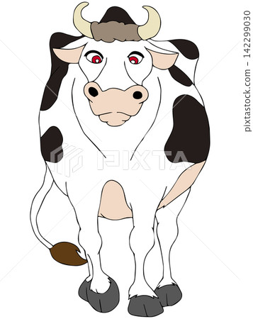 手繪動物插畫 ☆ 乳牛 手繪動物插畫 ☆ 乳牛 142299030