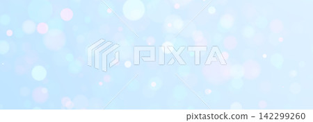 Blurry glowing light bokeh background. Dreamy shimmer sparkle wallpaper. Defocused falling flying dust particles backdrop. Blurred glitter spark confetti glare. Vector fairy magic shining boke effect 142299260