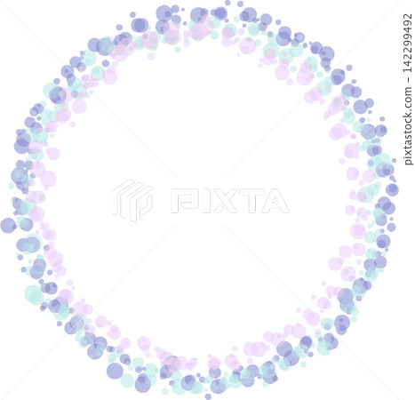 A refreshing watercolor-style bubble ring in purple and blue. A refreshing watercolor-style bubble ring in purple and blue. 142299492