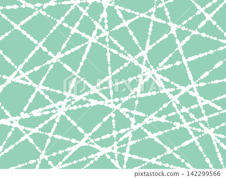 The geometric pattern with lines. Vector background. White and green texture. Graphic modern pattern. Simple lattice graphic design 142299566