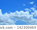 Summer blue sky and white clouds 142300469