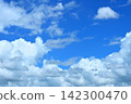 Summer blue sky and white clouds 142300470