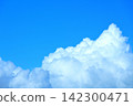 Summer blue sky and white clouds 142300471