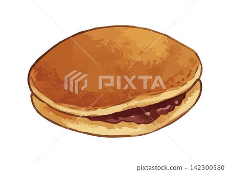 A mouthwatering illustration of dorayaki 142300580