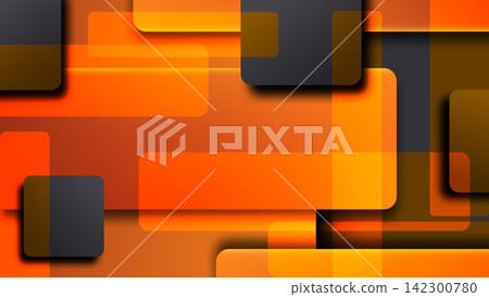 abstract geometric background featuring layered orange and dark gray rounded rectangles with drop shadows, modern digital wallpaper and web banner design abstract geometric background featuring layered orange and dark gray rounded rectangles with drop shadows, modern digital wallpaper and web banner design 142300780