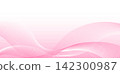 Pink abstract wave line banner background material 10 142300987