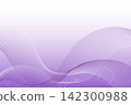 Purple abstract wavy line background material 09 142300988