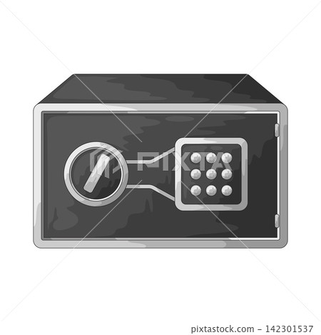 Illustration of Safe Box Illustration of Safe Box 142301537