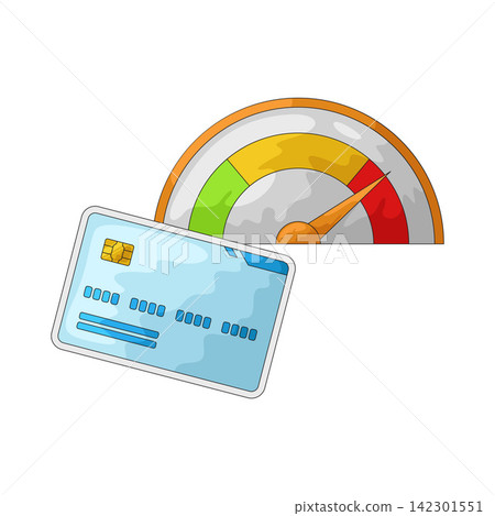 Illustration of Credit Score Illustration of Credit Score 142301551