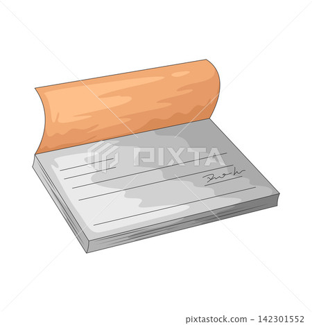Illustration of CheckBook Illustration of CheckBook 142301552