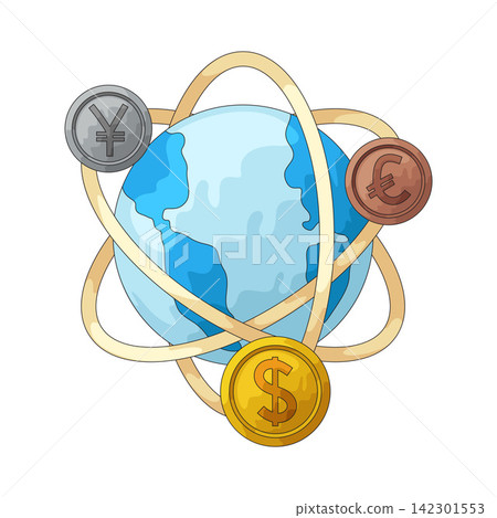 Illustration of Foreign Currency Illustration of Foreign Currency 142301553
