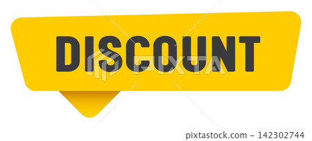 discount sign. discount yellow sticker isolated on transparent background discount sign. discount yellow sticker isolated on transparent background 142302744