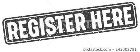 register here stamp. register here black rectangular grunge stamp on transparent background register here stamp. register here black rectangular grunge stamp on transparent background 142302781