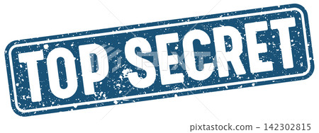 top secret stamp. top secret blue rectangular grunge stamp on transparent background top secret stamp. top secret blue rectangular grunge stamp on transparent background 142302815