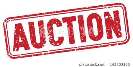 auction red grunge stamp with no background. auction stamp auction red grunge stamp with no background. auction stamp 142303300