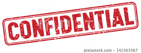 confidential red grunge stamp with no background. confidential stamp confidential red grunge stamp with no background. confidential stamp 142303367