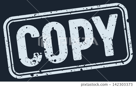 copy white grunge stamp on dark blue background. copy stamp copy white grunge stamp on dark blue background. copy stamp 142303373